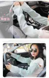 Sun protection sleeve for women, summer dust-proof, breathable, washable, UV-resistant, trendy women's protective lace details Picture